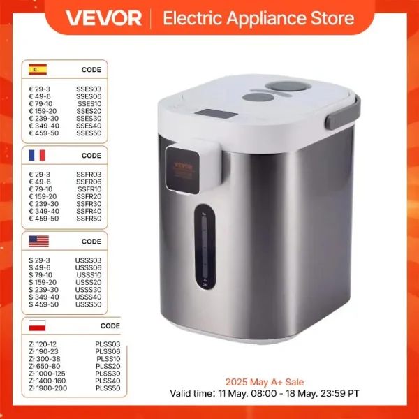 VEVOR Stainless Steel Hot Water Dispenser