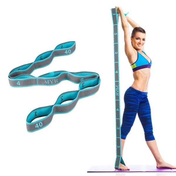 Elastic Stretching Strap with Loops